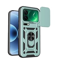 Northcity Xiaomi Mi 17 Pro Max Uyumlu Pars Lens Yüzüklü Silikon - Yeşil