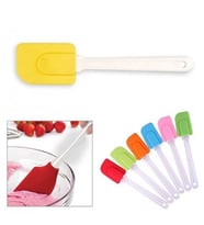 Dekoratif Renkli Silikon Spatula Pratik Sevimli Spatula Kaşık (5343)