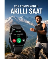 Akıllı Saat Çok Fonksiyonlu Sesli Görüşme Nfc Uyumlu Amoled Ekran