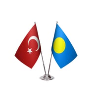 Palau İkili Masa Bayrağı