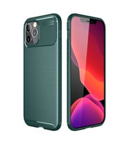 Iphone 11 Kılıf Auto Focus Karbon Kapak - Yeşil