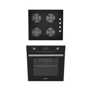 ALVEUS KRİSTAL 2'Lİ SİYAH ANKASTRE SET(GLS640-MFA627)