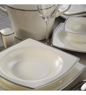 Kütahya Porselen Bone Mare 62 Parça Yemek Takımı Dekor 1074420