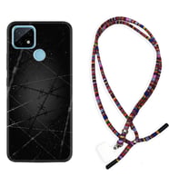 Realme C11 C21 C21Y C25Y C11 2021 Kılıf Boyun Asklı Rasta Silikon Dikenli Tel 1779