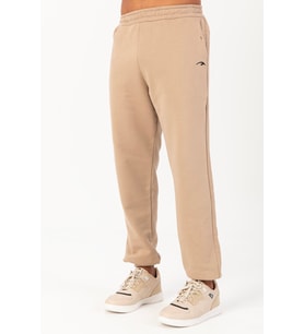 Maraton Sportswear Oversize Erkek  Lastik Paça  Basic Açık Vizon Eşofman Altı 22398