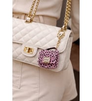 Mini Çanta Cüzdan– Leopar Desen Pembe