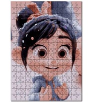 Cakapuzzle Vanellope Sevimli Prenses Yakın Plan Puzzle Yapboz MDF (Ahşap) (120 Parça)