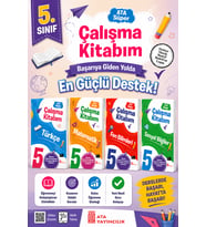 5. Sınıf Ata Süper Türkçe - Matematik- Fen Bilimleri - Sosyal Bilgiler Çalışma Kitabım Seti