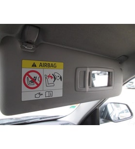 2 Adet Airbag Sticker Güneşlik Ayna Yanındaki Etiket