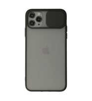Apple İphone 11 Pro Kılıf Palm Buzlu Kamera Sürgülü Silikon - Siyah