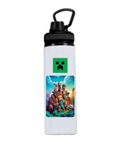 Minecrafttt Baskılı Metal Suluk 800ml.