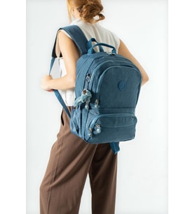 Ortaokul Lise Üniversite Okul Sırt Çantası Unisex 40*30 Cm Su İtici Hafif Klinkır Kumaş Çok Cepli 3M