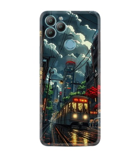 GM22 Pro Kılıf HD Resim Baskılı Train StKd -049