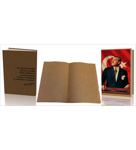 Hobi defteri / Kraft kağıt anı defteri / Nostaljik Defter