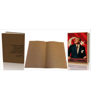 Hobi defteri / Kraft kağıt anı defteri / Nostaljik Defter
