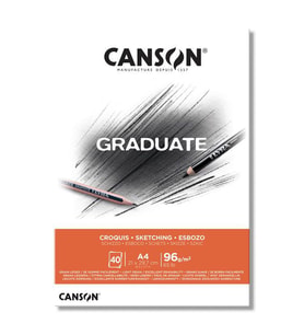 Canson Graduate Sketching Eskiz Defteri 96 gr. A4 40 yp. 