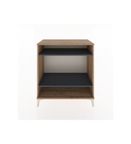 Hyperion Şifonyer 2 Raflı 88x44x96 Çam-Antrasit