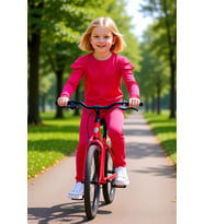 Kız Çocuk Pamuklu Fitilli Üst ve Geniş Paça Tayt Takımı Kaliteli Şık Rahat Günlük