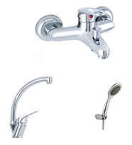 ARÇE Mix Kuğu Evye Ve Banyo Bataryası + Duş Takımı