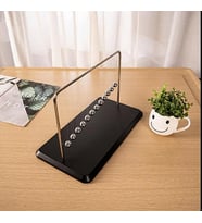 Mermer Standlı Newtons Beşiği Denge Topları Bilim Fizik Gadget Masaüstü Dekorasyon Aksesuar Obje