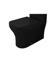 Bocchi Scala Duvara Tam Dayalı Rimless Klozet Parlak Siyah (Rezervuar ve Kapak Hariç) 1480-005-0128