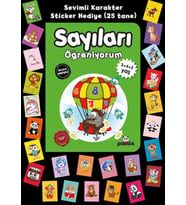 Stickerlı 3+4+5 Yaş Sayıları Öğreniyorum
