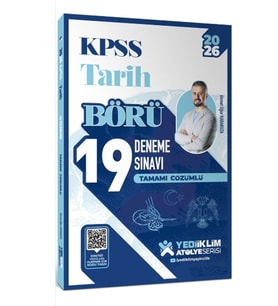 Yediiklim Kpss Tarih Börü 19 Deneme Sınavı