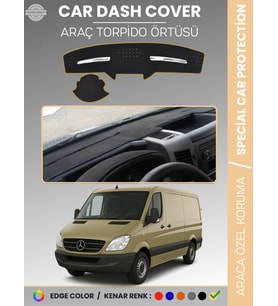 MERCEDES SPRINTER W906 (2006-2018) Torpido Örtüsü Premium Torpido Koruma Özel Kesim UV Koruma