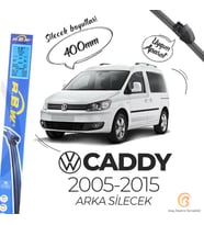 RBW Arka Silecek Volkswagen Caddy 2005-2015 ile uyumlu (Siyah)