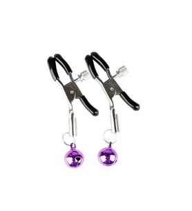 LilituShop BDSM Zilli Göğüs Ucu Kelepçesi