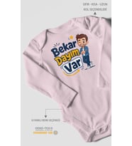 Bekar Dayım Var! Uzun Kollu Çıtçıtlı Bebek Body