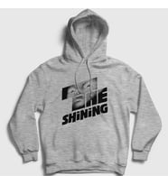 Presmono Unisex Gri Logo Film The Shining Kapüşonlu Sweatshirt 254397tt (Gri)