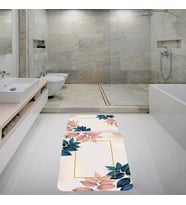 Banyo Halısı Ikili Klozet Takımı Kaymaz Tabanlı Banyo Paspas Takımı (Karışık)