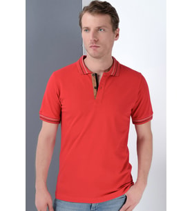 T8567 DEWBERRY ERKEK T-SHIRT-BORDO