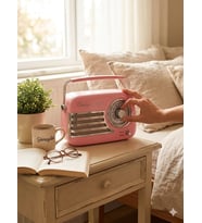 Bluetooth FM Radyo - HAVANA (PEMBE)