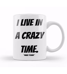 Anne Frank Quotes Gift   Vintage Retro Rainbow Style Kupa Bardak Porselen