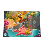 Laço Kids Spongebob Taslamalı 24 Parça Frame Puzzl