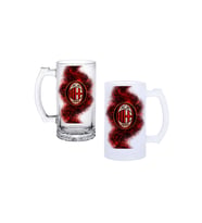 Ghostbastır Design Milan Kulplu Bira Bardağı Buzlu veya Şeffaf Seçenekli 0162