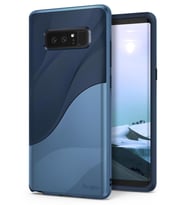 Ringke Wave Galaxy Note 8 ile Uyumlu KIlıf Coastal Blue