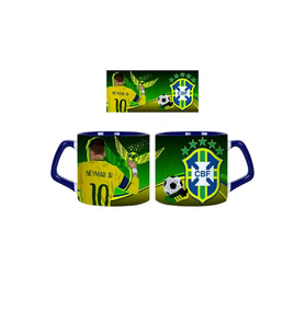 Ghostbastır Design Brezilya Neymar Jr. Kupa Bardak Tek Adet 093
