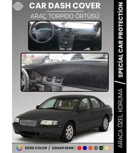 VOLVO S80 (1998-2006) Torpido Örtüsü Ön Göğüs Koruma Torpido Koruma Tam Uyum Araca Özel UV Koruma
