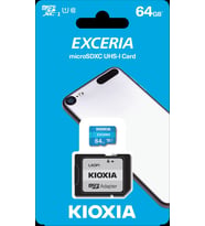 KIOXIA MicroSD 64GB EXCERIA LMEX1L064GG2 Class10 Hafıza Kartı