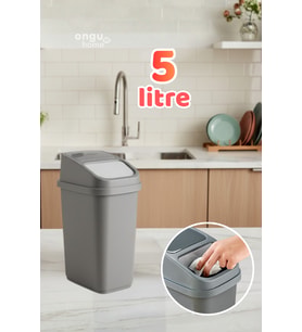 Çok Yönlü 5 Litre Tezgah Üstü Çöp Kovası, Mutfak ve Banyo İçin
