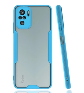Durukar® Redmi Note 10 Kılıf Platin Silikon - Mavi