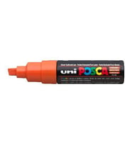 Uni Posca PC-8K Boyama Markörü 8 mm Kesik Uç TURUNCU 