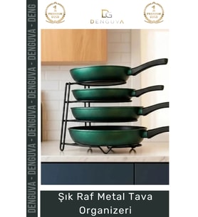#Organizer Mutfak Dolabı İçi Çok Katlı Yer Tasarrufu Sağlayan Dayanıklı Siyah Modern Şık Raf Metal T
