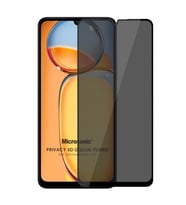 Microsonic Xiaomi Poco C65 Privacy 5D Gizlilik Filtreli Cam Ekran Koruyucu Siyah
