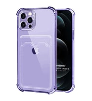 Microsonic Apple iPhone 12 Pro Max Card Slot Shock Kılıf Lila