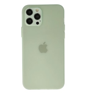 Mey İthalat® iPhone 12 Pro Kılıf Puma Silikon - Açık Yeşil