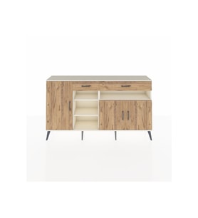 Arges Konsol 5 Raflı 2 Çekmeceli 3 Kapaklı 176x30x99 Aytaşı-Çam